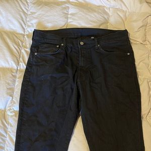 Black skinny fit jeans
